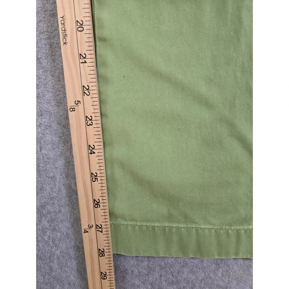 J.Crew Mens 32 Sage Green Cotton Straight Leg Chino Pants Preppy Classic